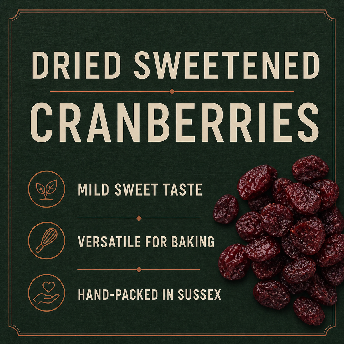 Dried Sweetened Cranberries