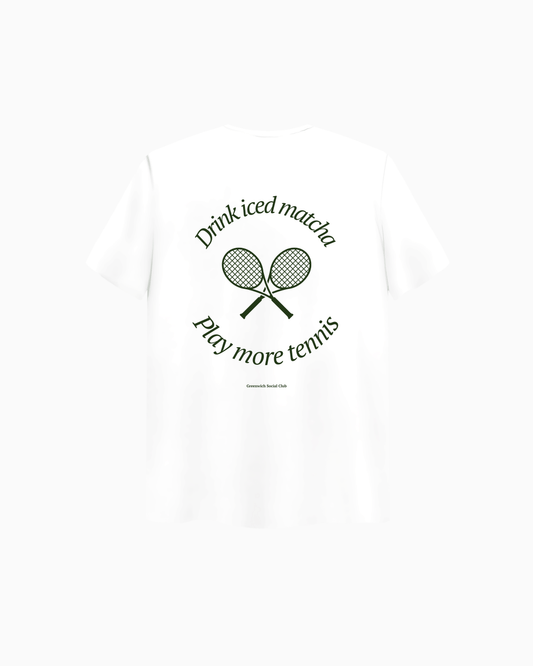 “Drink Iced Matcha, Play More Tennis” Shirt