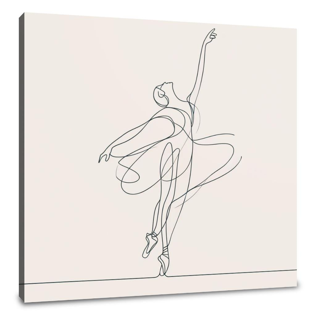 Graceful Dancer Canvas