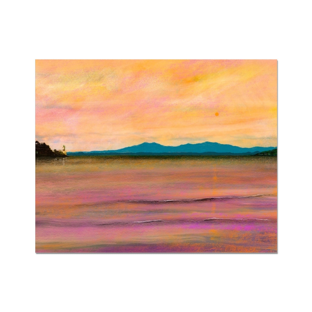 Dusk Over Arran & The Cloch Artist Proof Collector Print