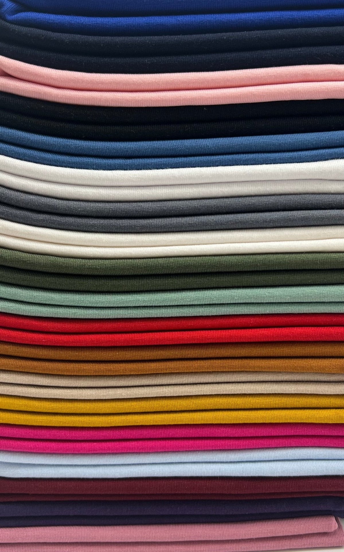 Dusky Pink Cotton Stretch Jersey 240 GSM 92/8 Lycra 4 Way Stretch