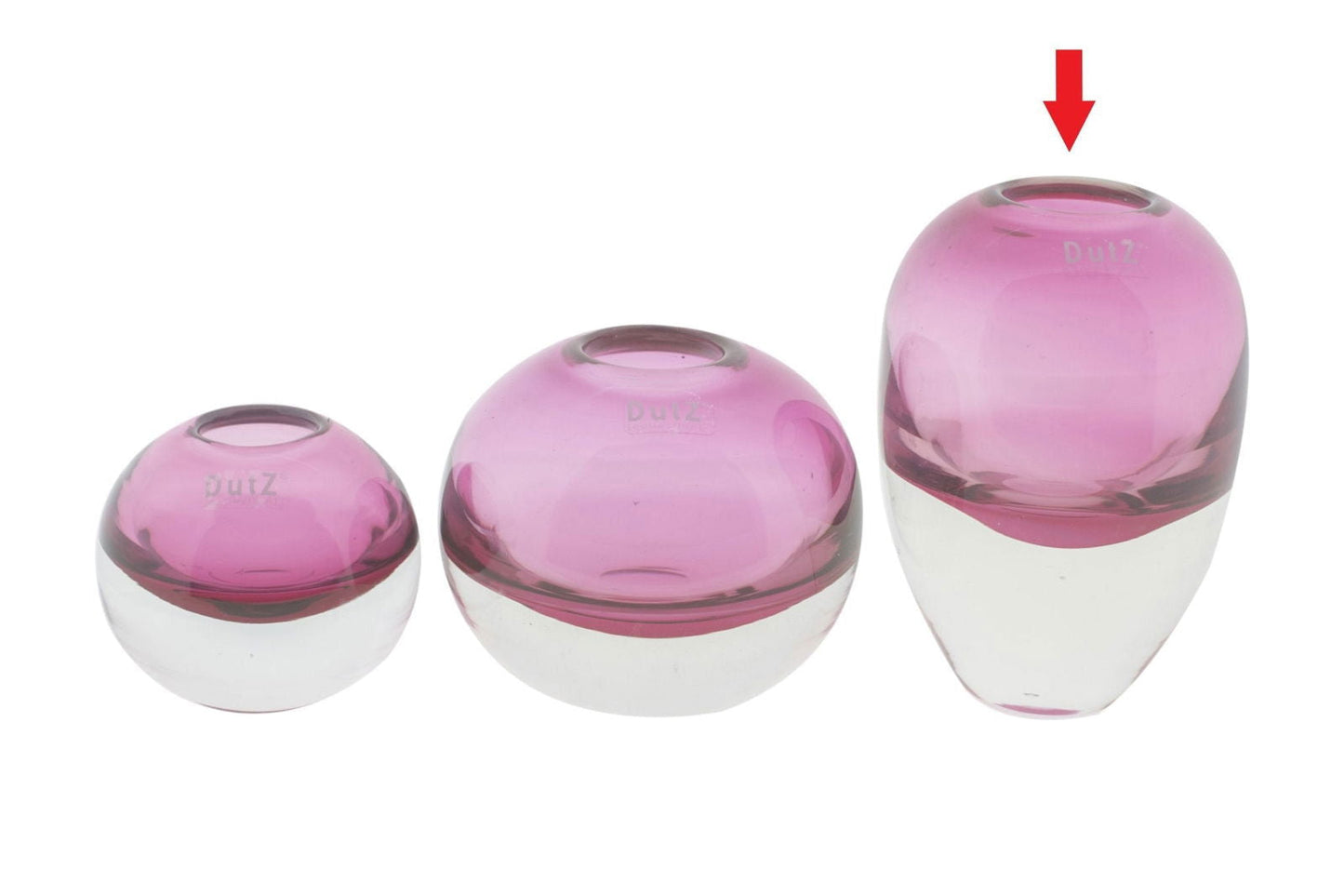 Ball VASE HOOLA - FUCHSIA Colour by DutZ