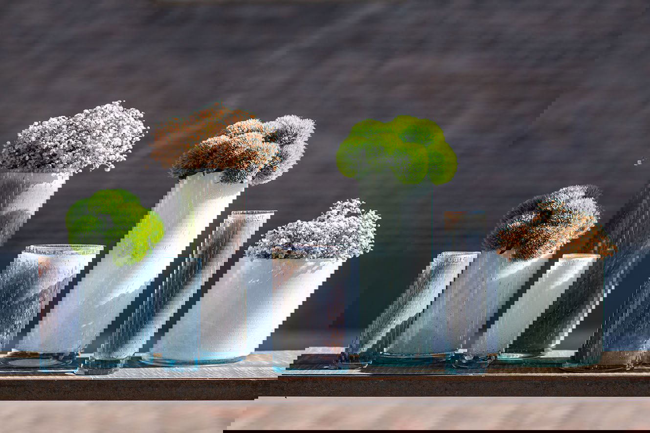 CYLINDER 6 Vase - H18 D18 cm - WHITE Colour by DutZ