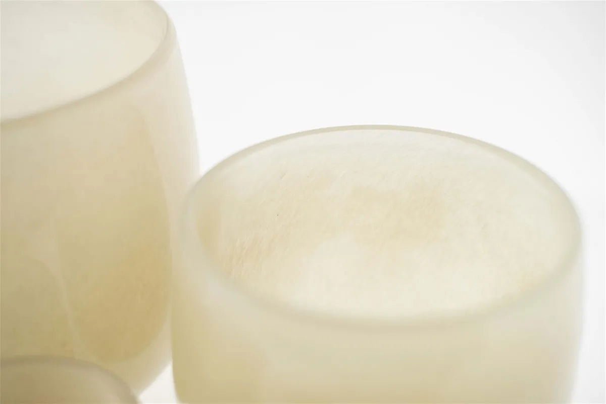 GLASS POT - BEIGE Colour by DutZ