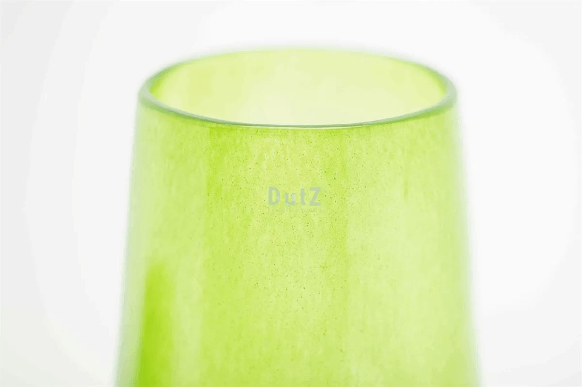 Glass Vase ROBERT -  H50 D14 cm - JUNGLE GREEN Colour by DutZ