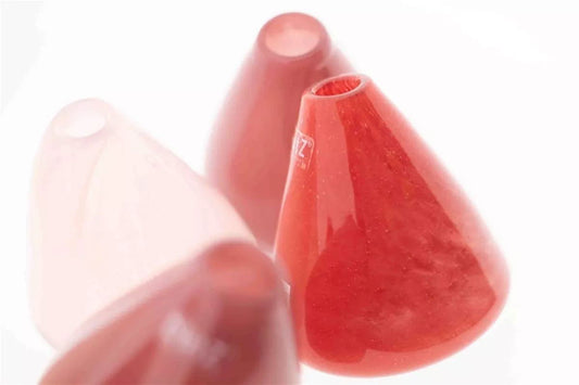 TUMBLING VASE - H12 D10 cm - RED