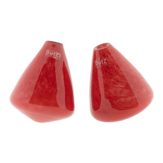 TUMBLING VASE - H12 D10 cm - RED