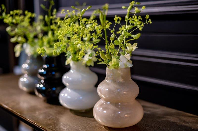 VASE SKRZYSZOW S- H16 D14 cm - SMOKE