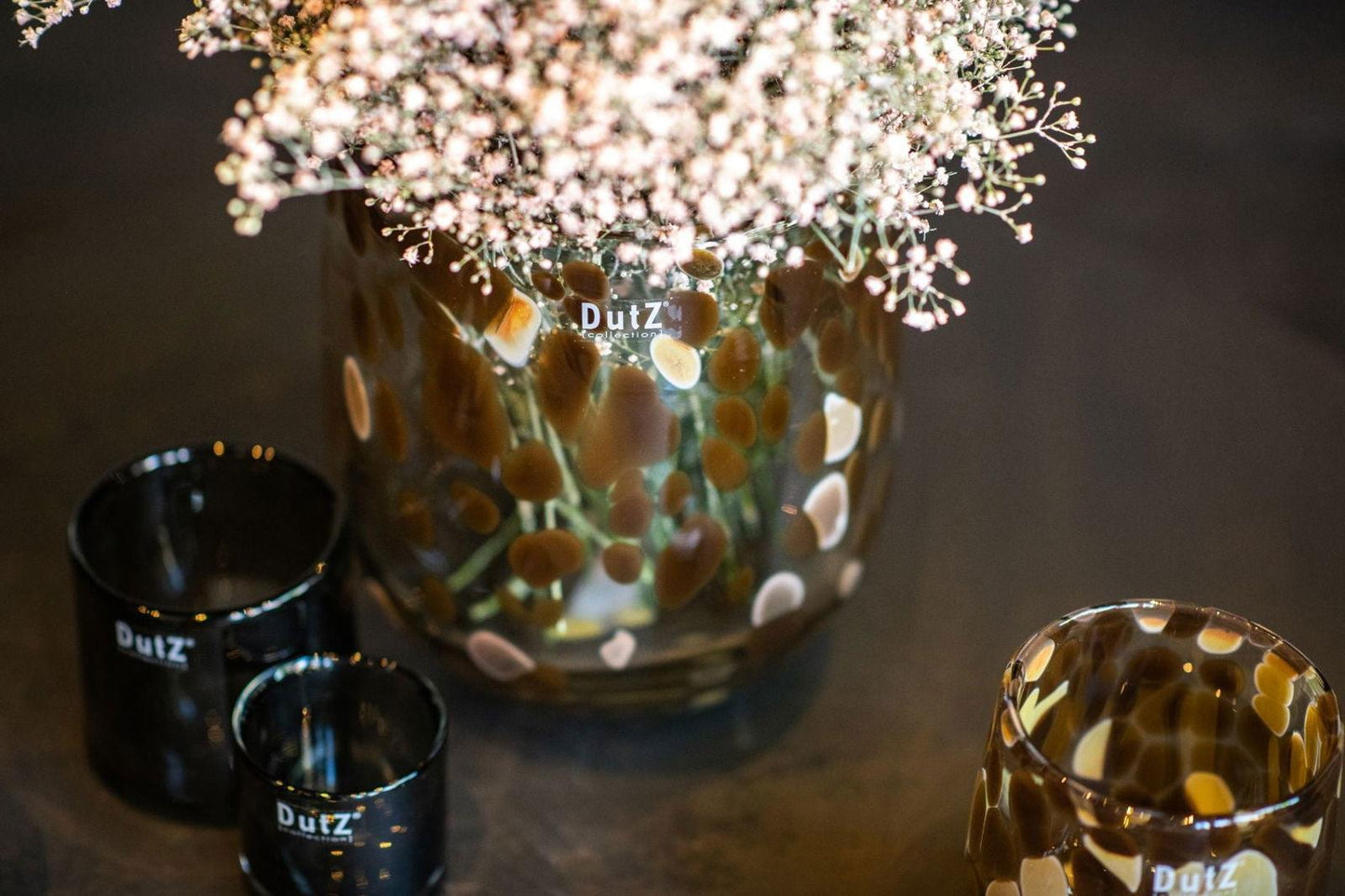 BARREL vase - LEOPARD BROWN Colour by DutZ