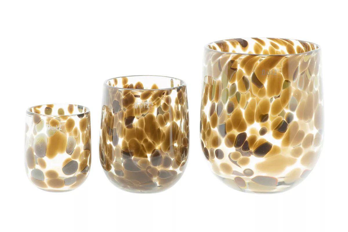 BARREL vase - LEOPARD BROWN Colour by DutZ