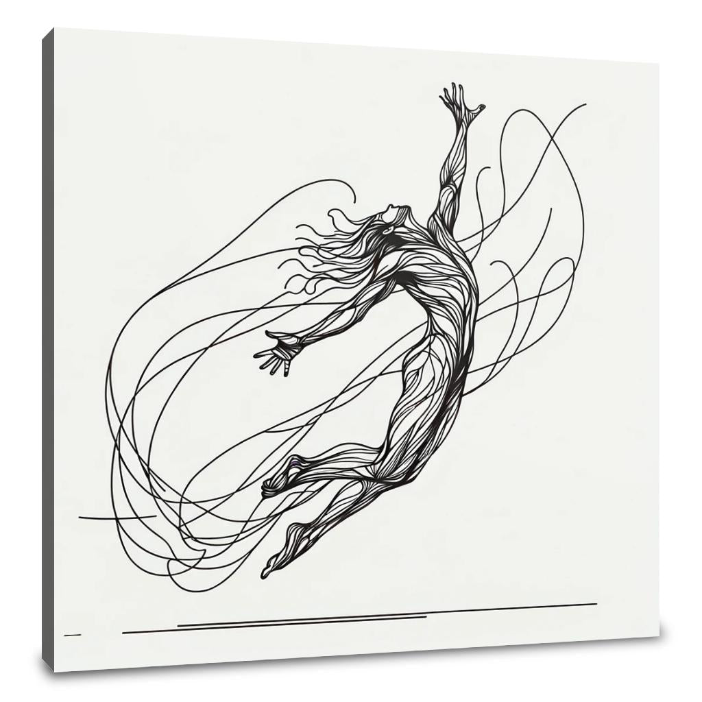 Skyward Leap Elegance Canvas
