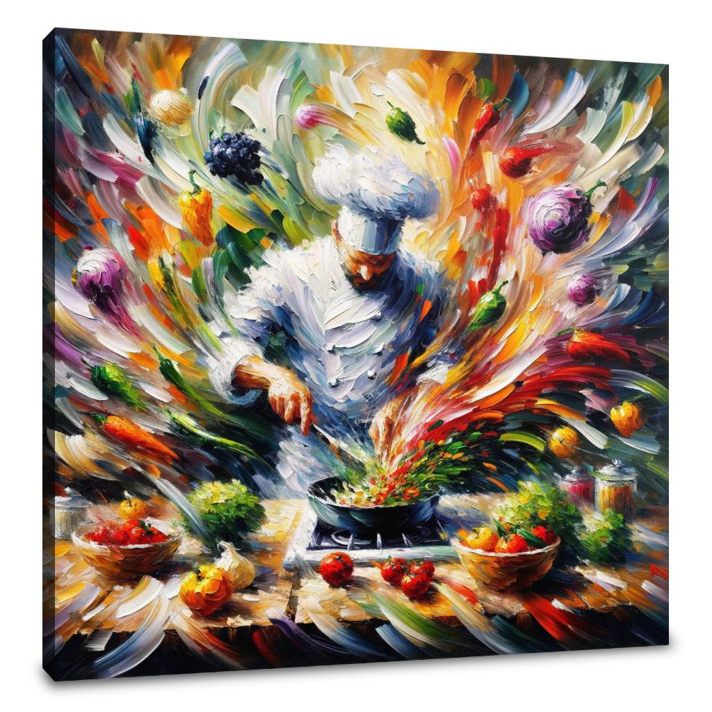 Culinary Vibrance Canvas