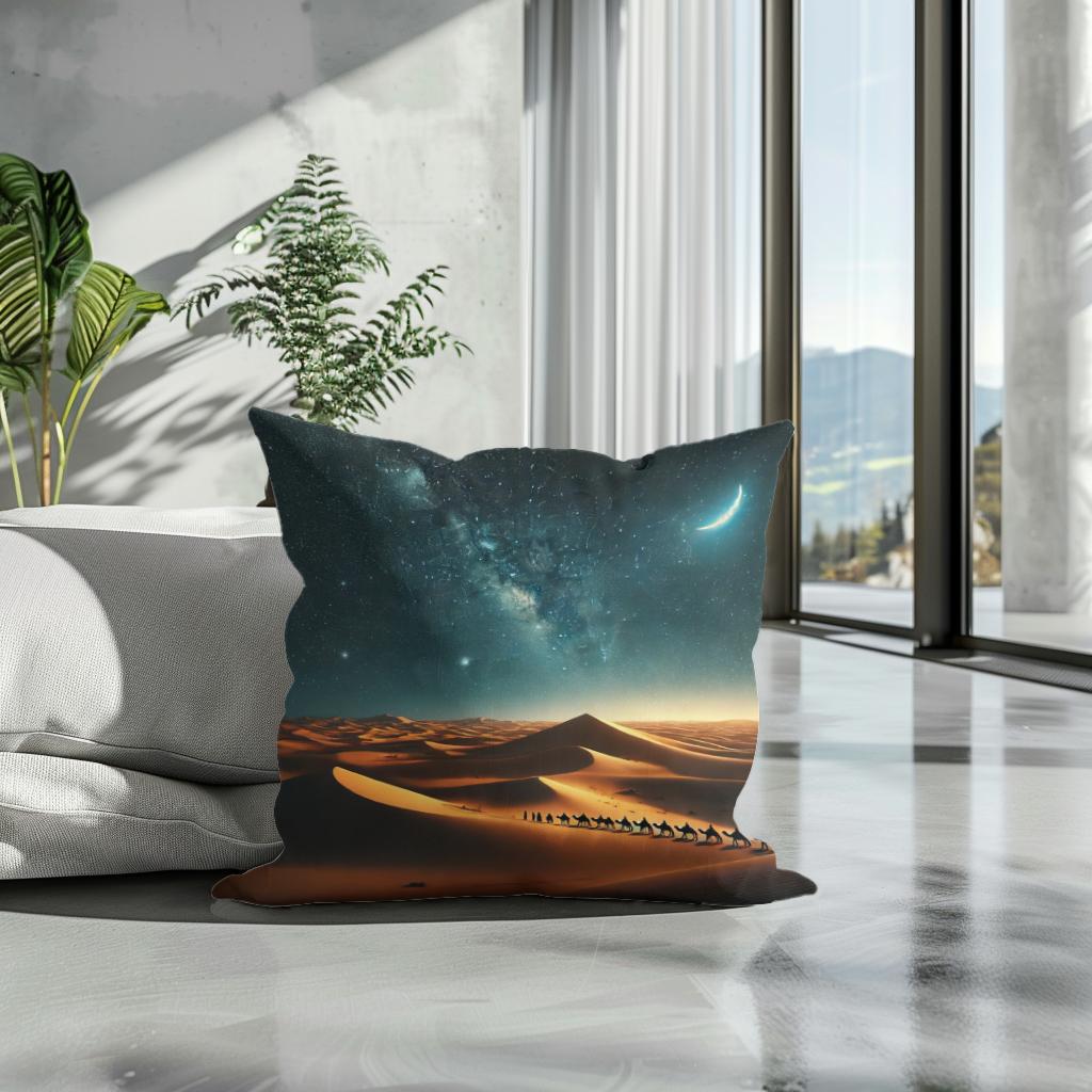 Sahara Nightscape Cotton Cushion