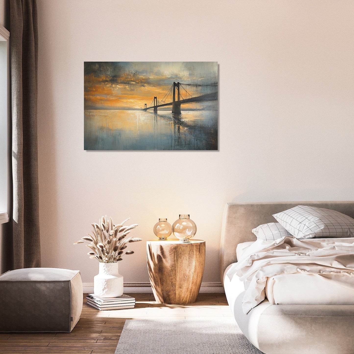 Humber Bridge Dawn Canvas