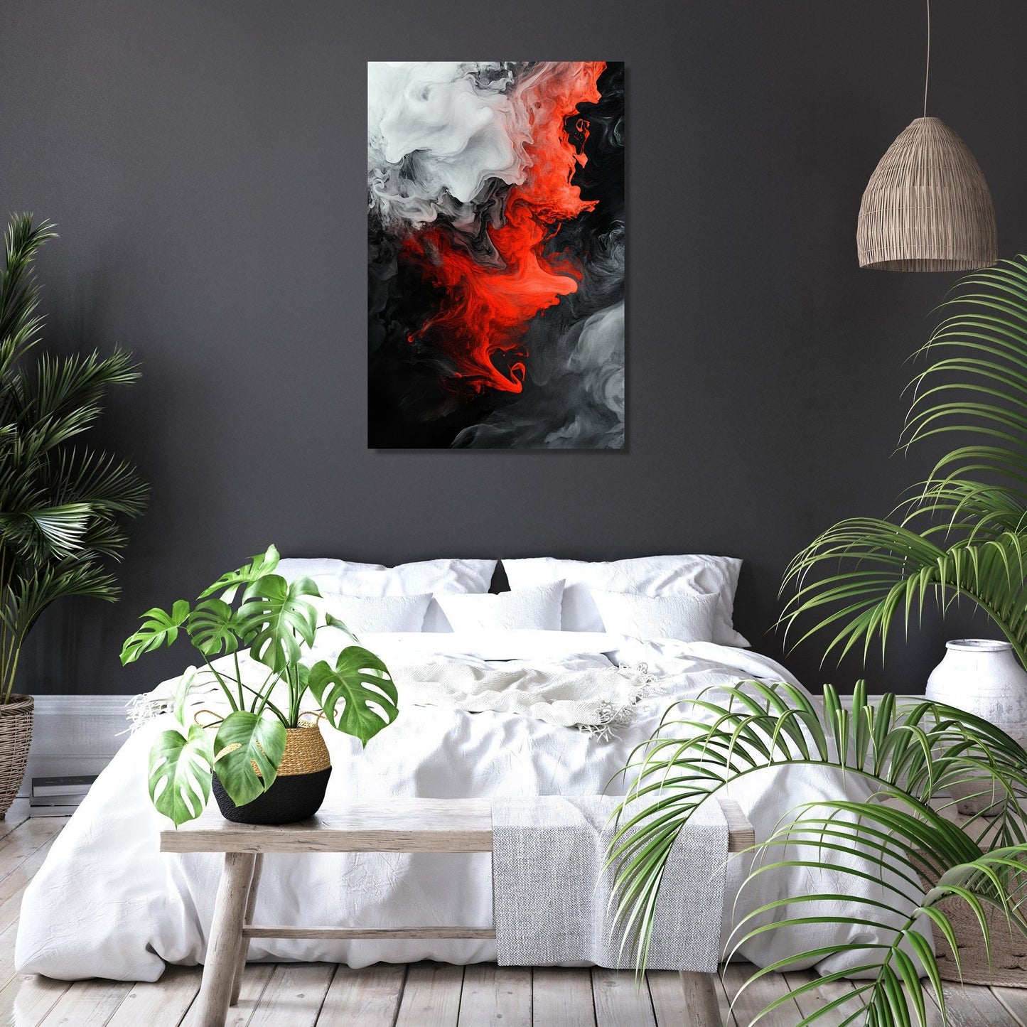 Inferno's Embrace Canvas