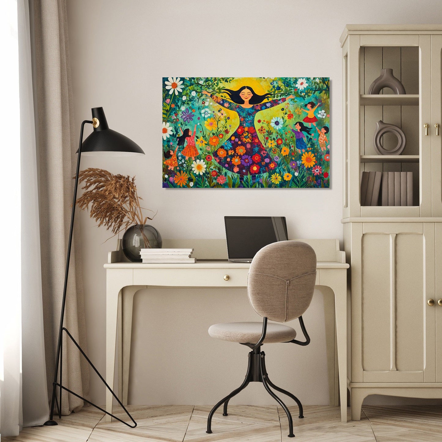 Maternal Garden Canvas