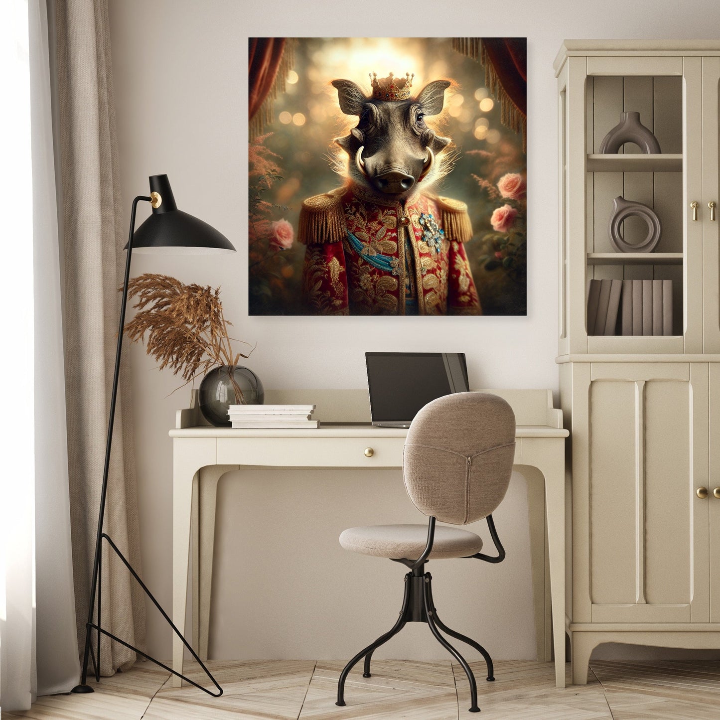 Regal Warthog Dawn Canvas