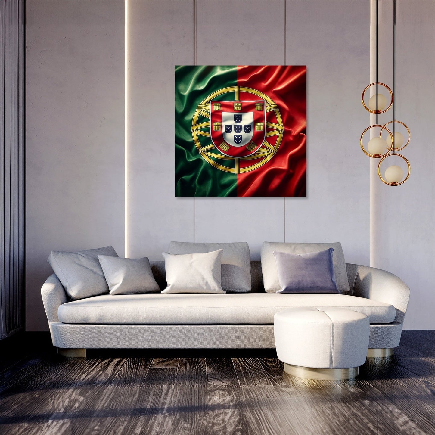 Portugal Flag Canvas