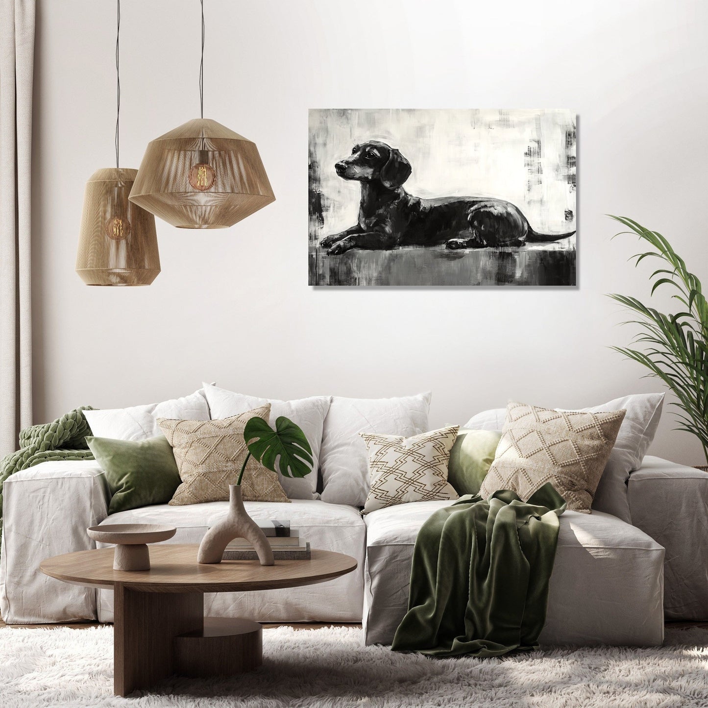 Dappled Dachshund Canvas