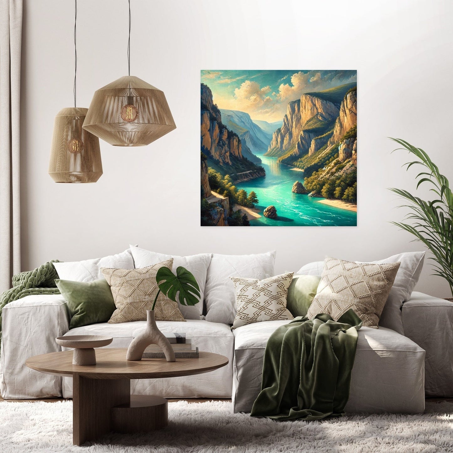 Verdon Gorge Grandeur Canvas