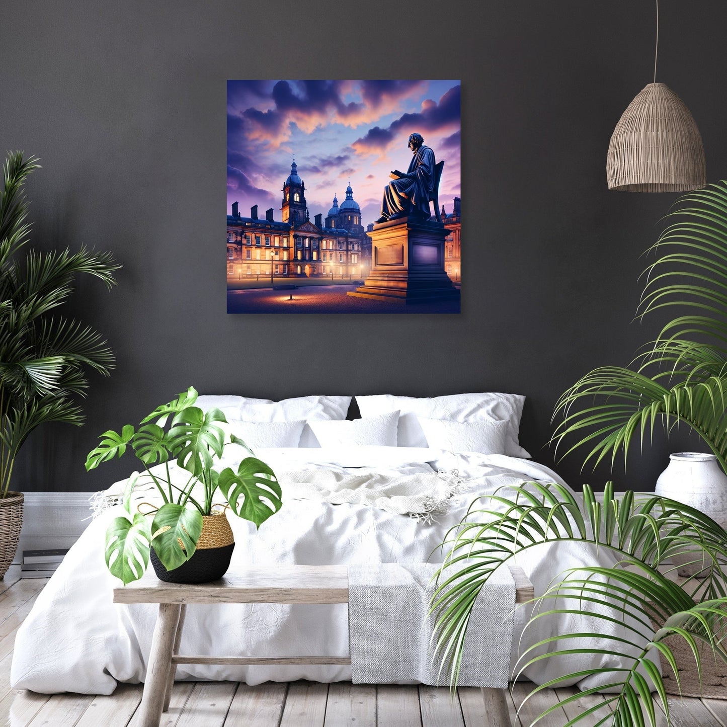 Scholar's Twilight at Newcastle Canvas
