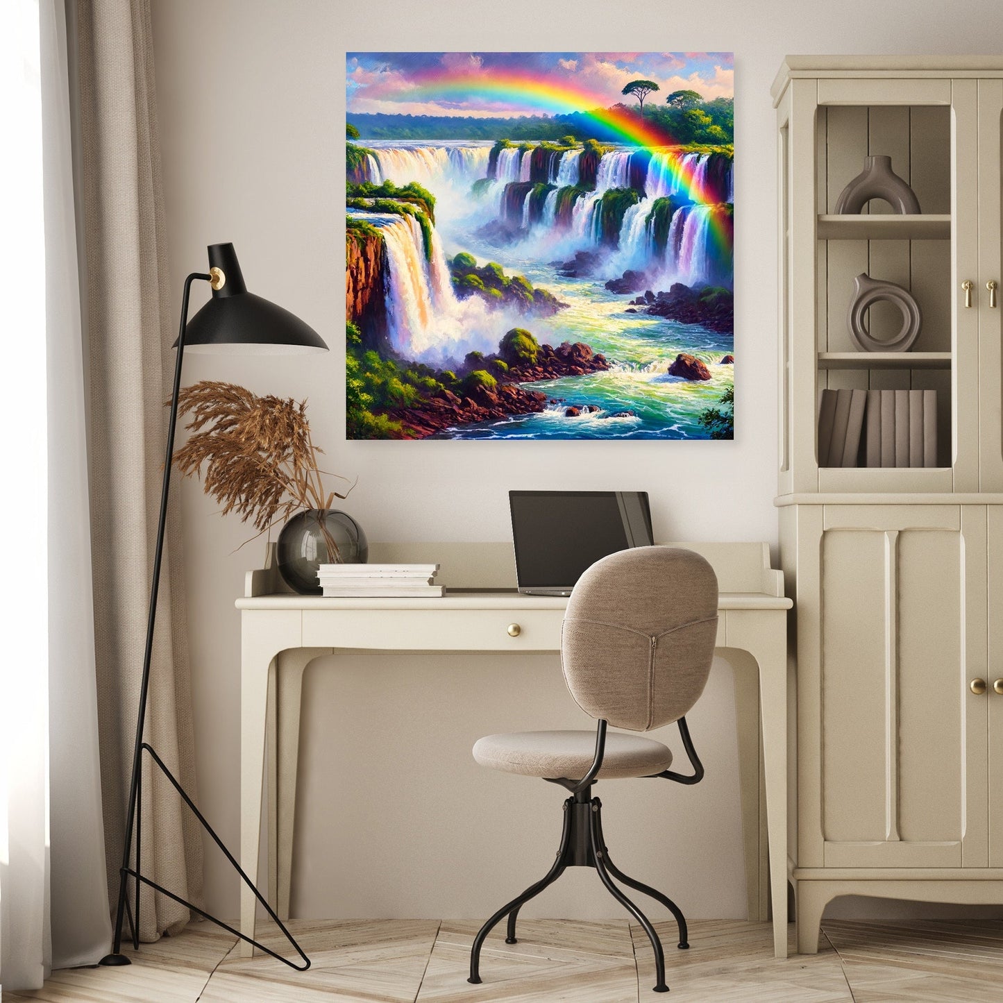 Rainbow Falls Canvas