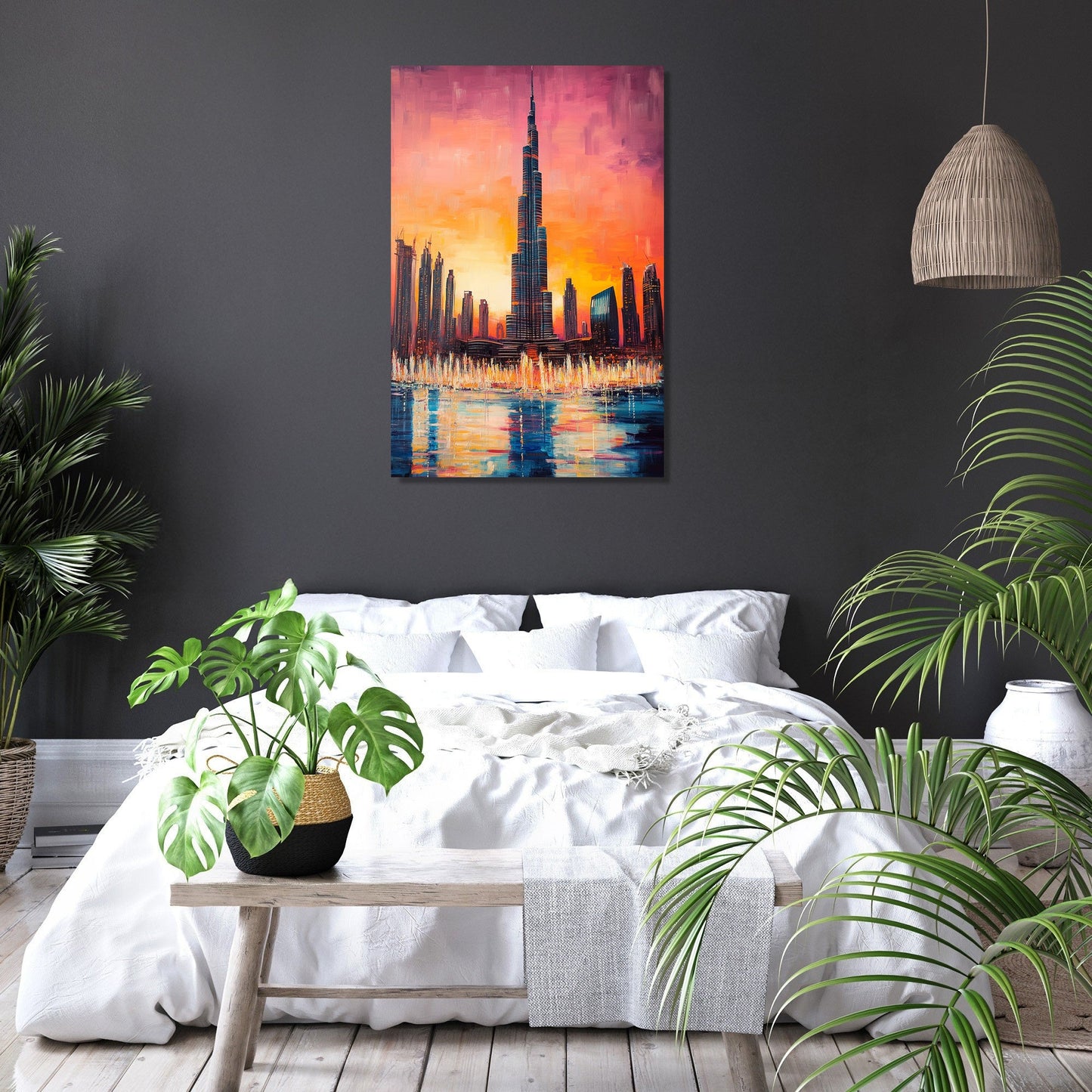 Burj Khalifa Sunrise Canvas