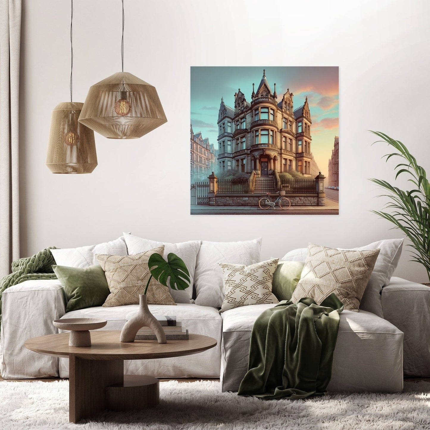 Glasgow Dawn Canvas