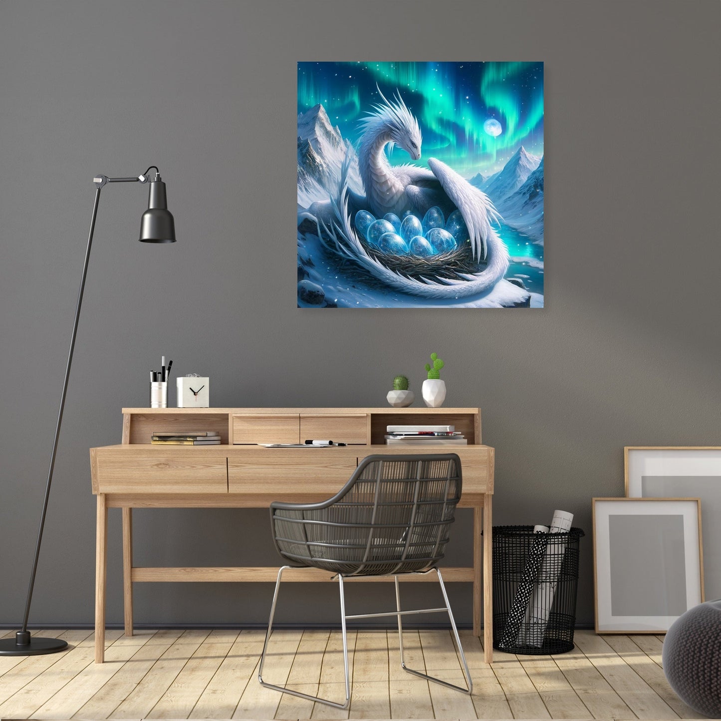 Moonlit Guardian Canvas