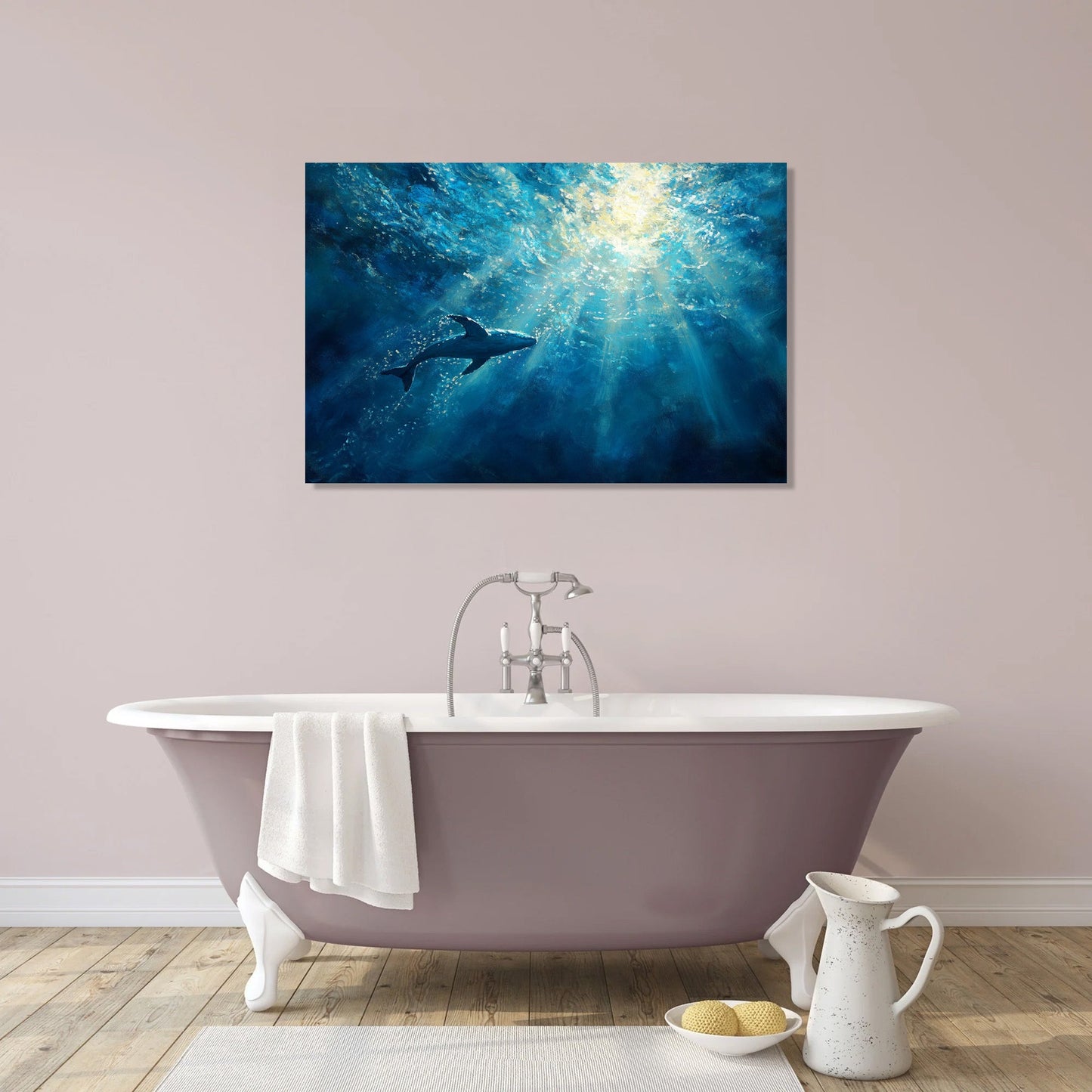 Shimmering Depths Canvas