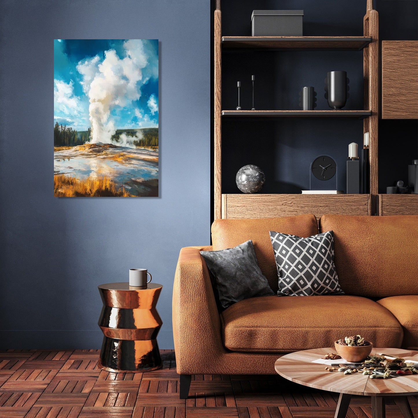 Yellowstone Geyser Canvas