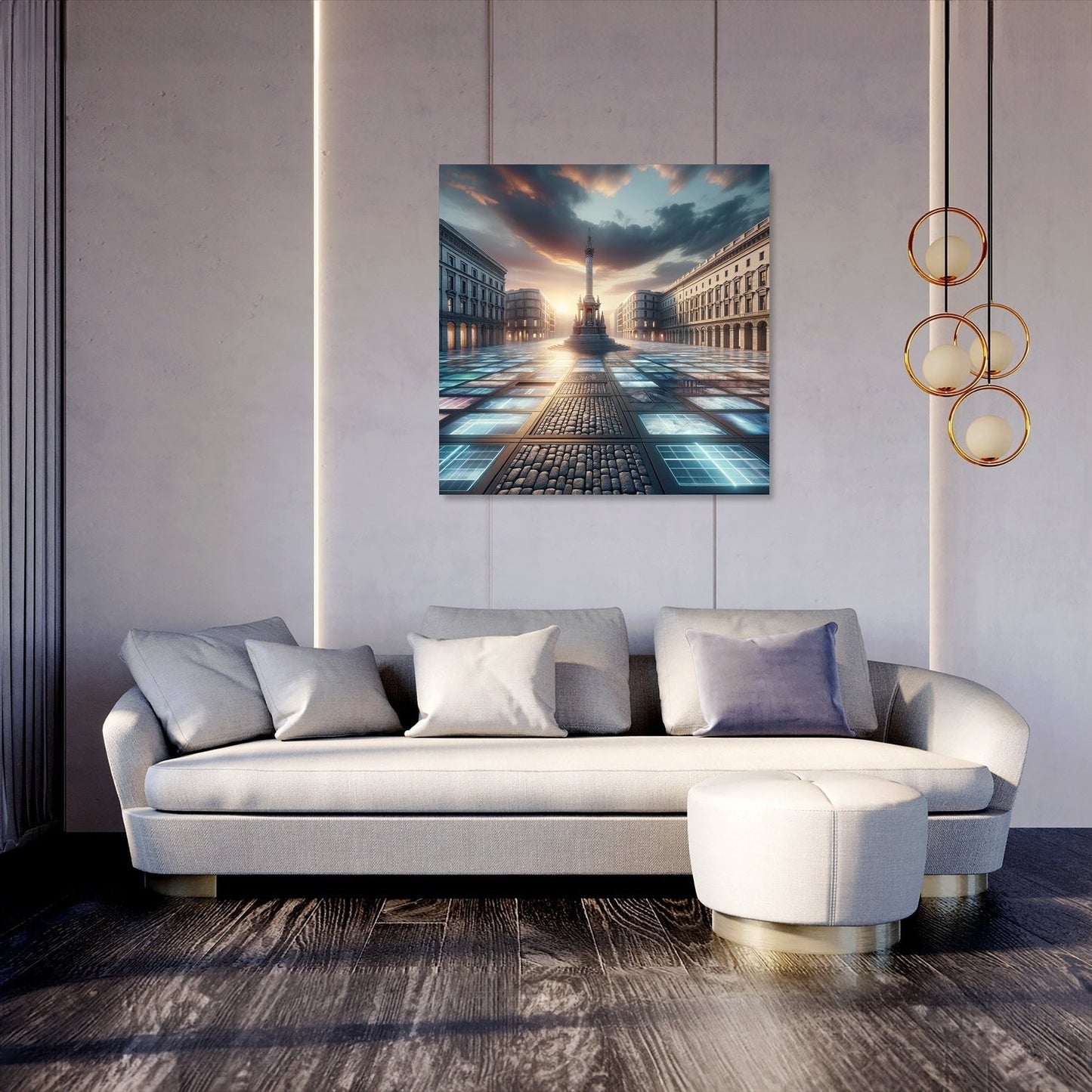 Plaza of Ages Canvas