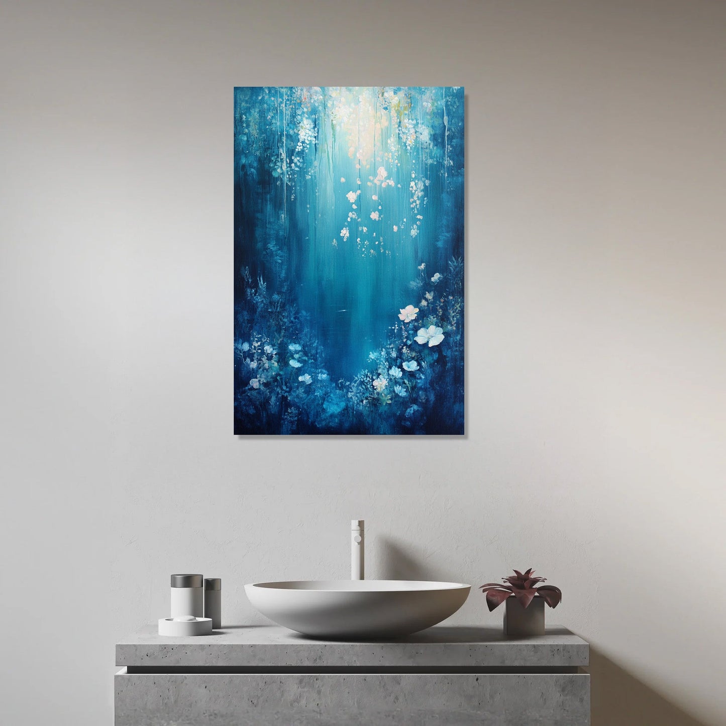 Underwater Glow Canvas