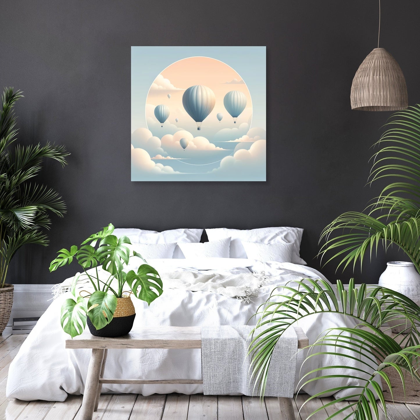 Pastel Ascent Canvas