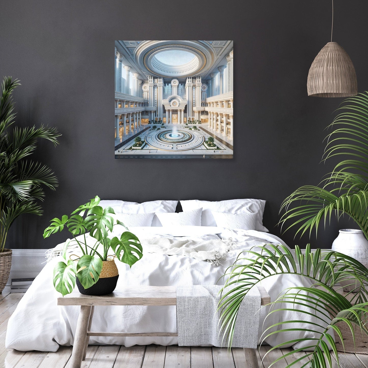 Neo-Future Elegance Canvas