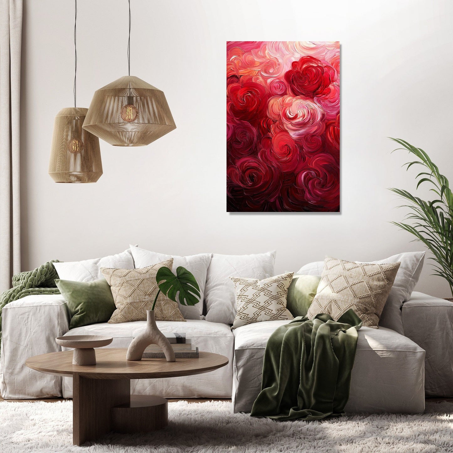 Radiant Roses Canvas