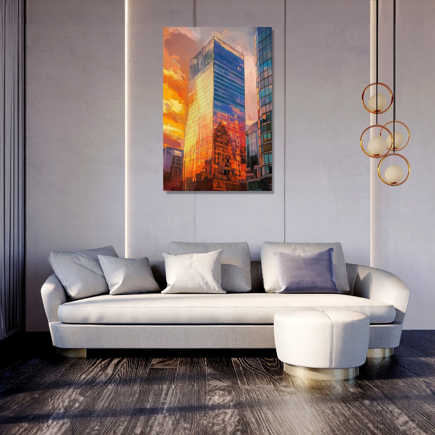 Canary Wharf Tower Canvas