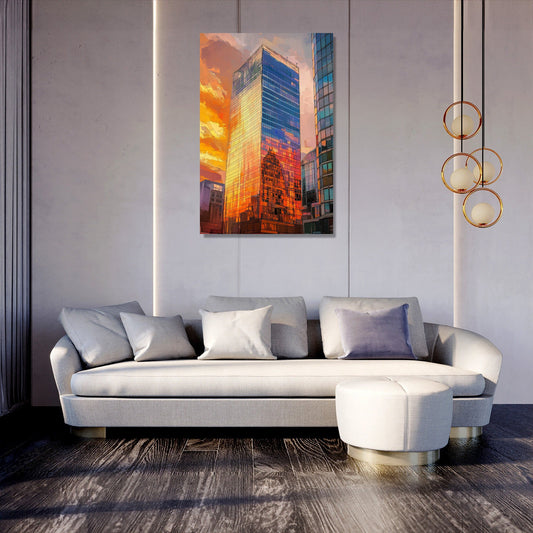 Canary Wharf Tower Canvas