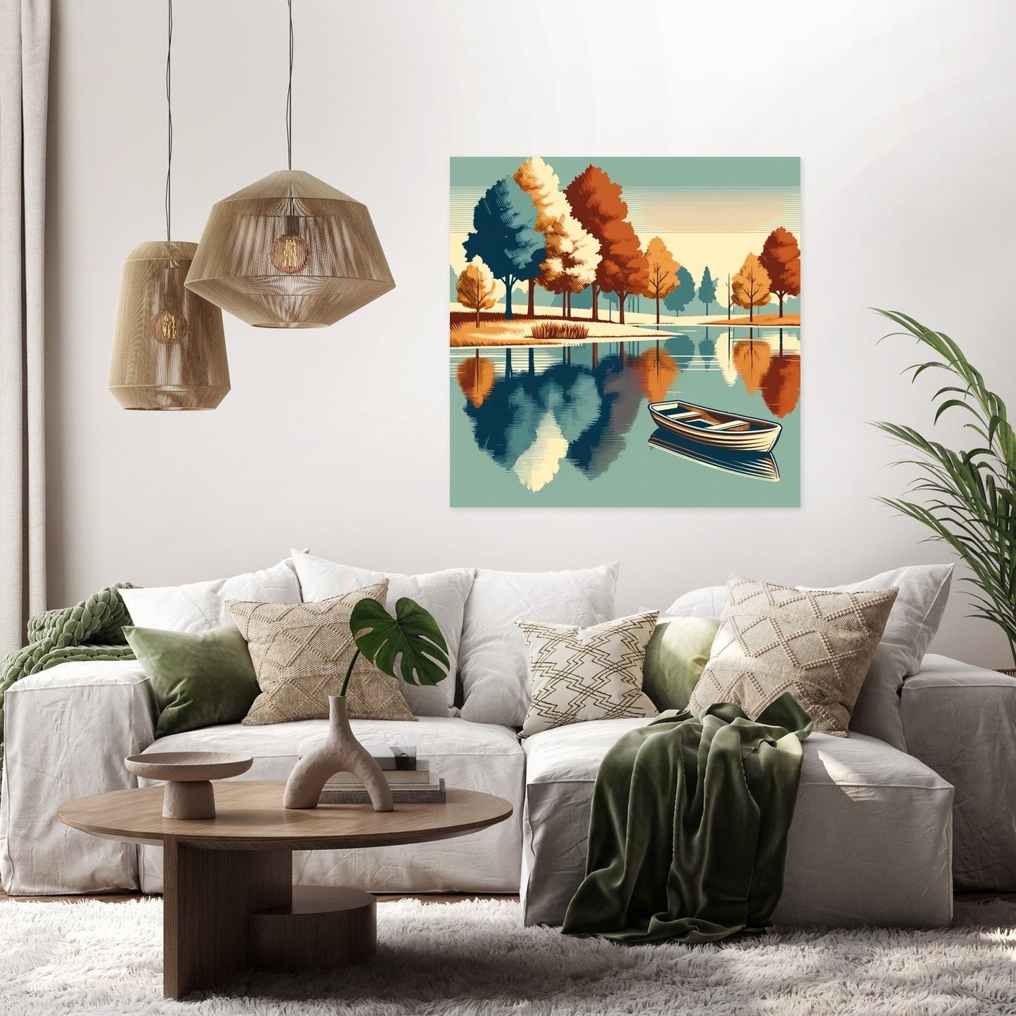 Autumn Reflection Canvas