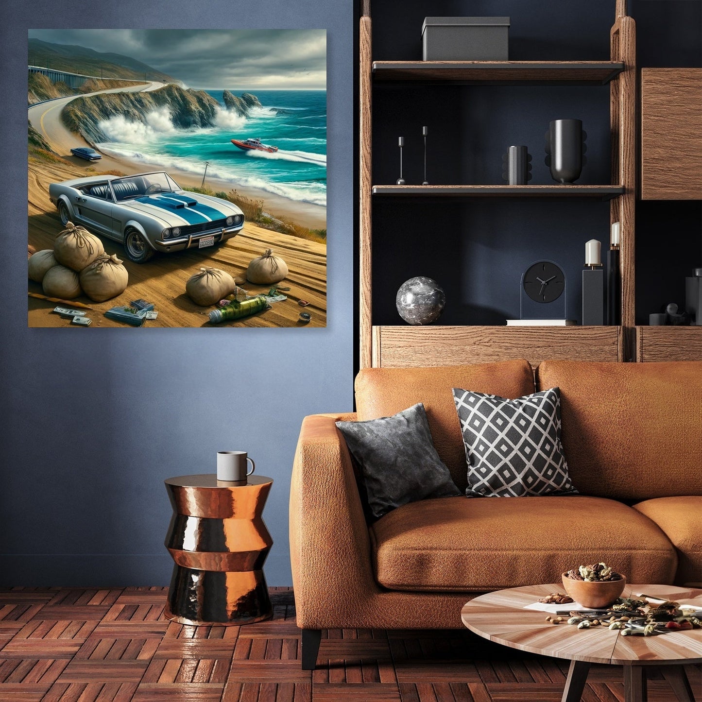 Coastal Heist Getaway Canvas
