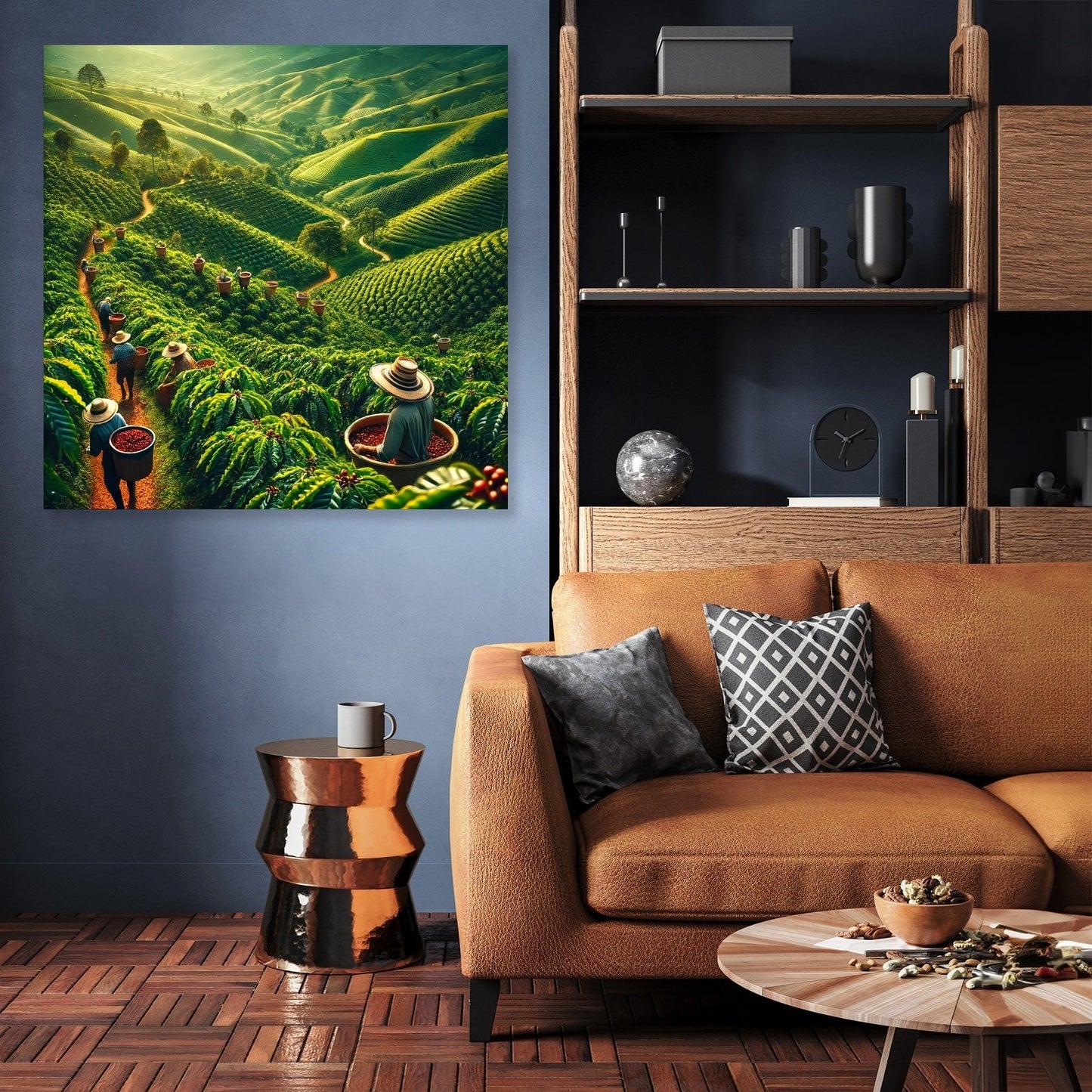 Colombian Coffee Plantation Canvas