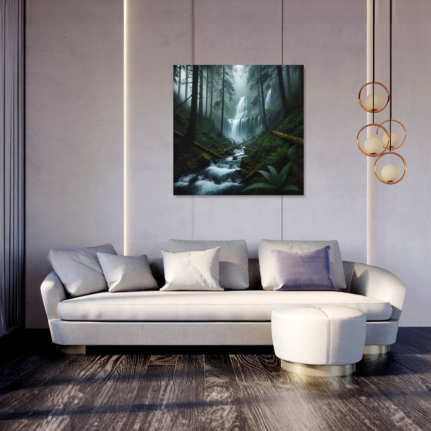 Waterfall Serenity Canvas