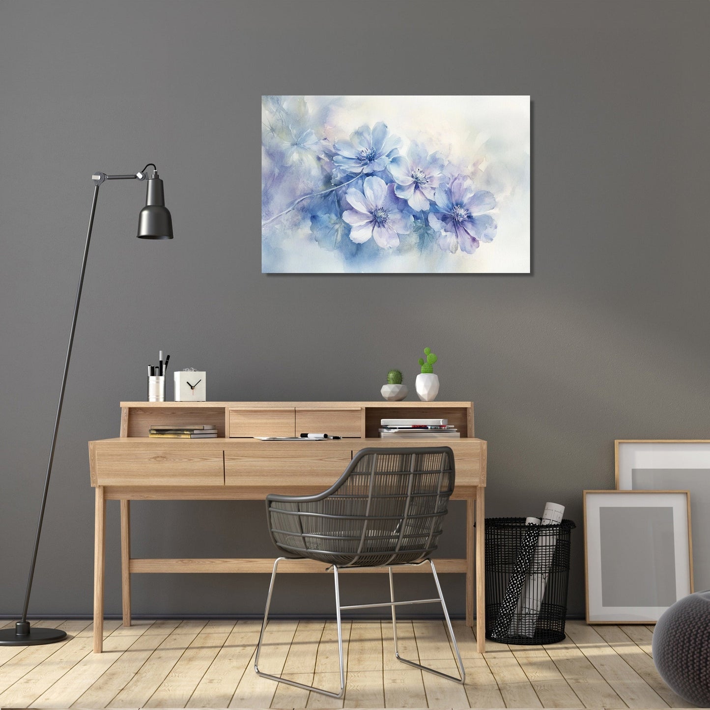 Melancholy Cineraria Canvas