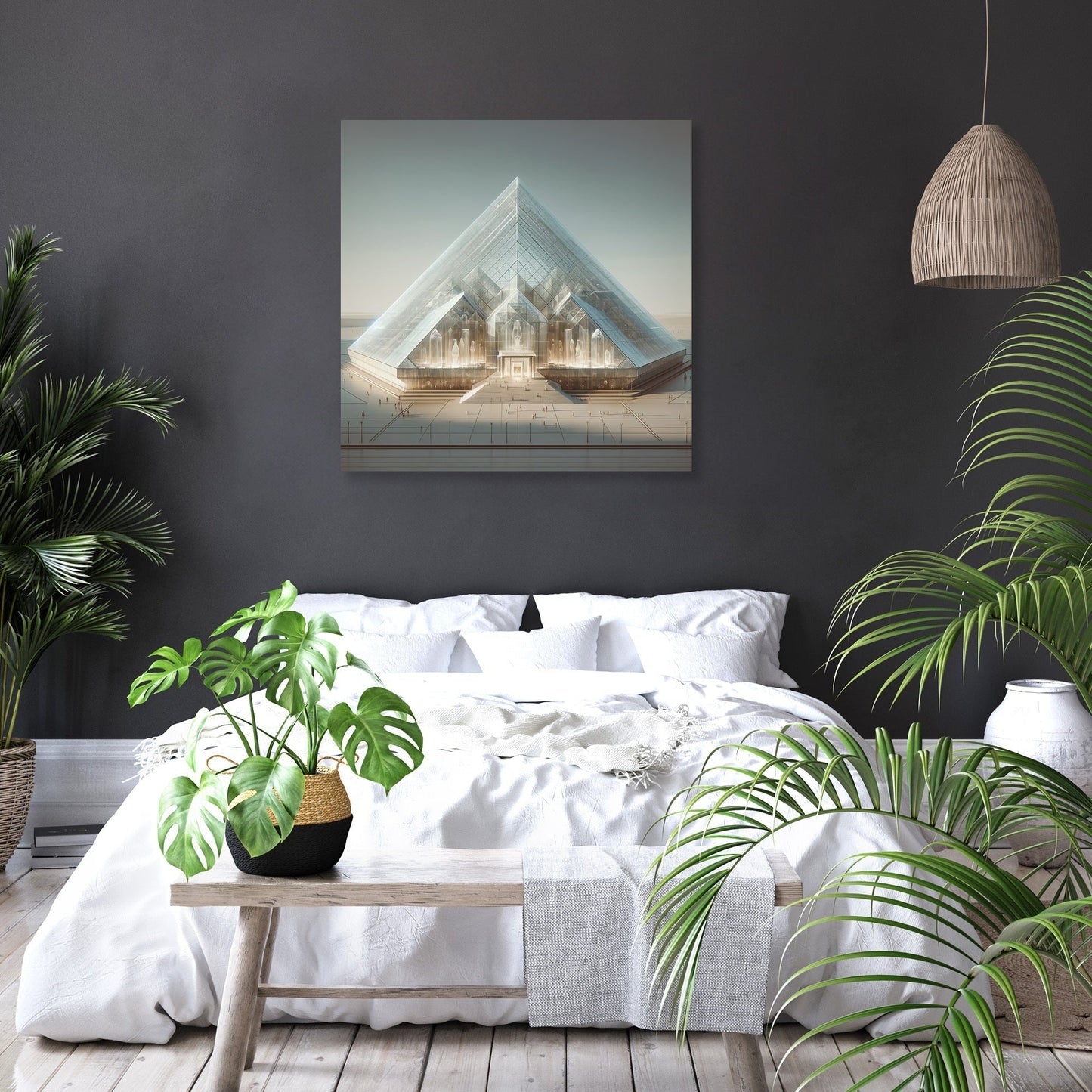 Future Pyramid Canvas