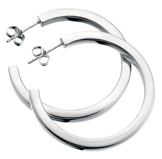 Beginnings Square Cut Hoop Earrings