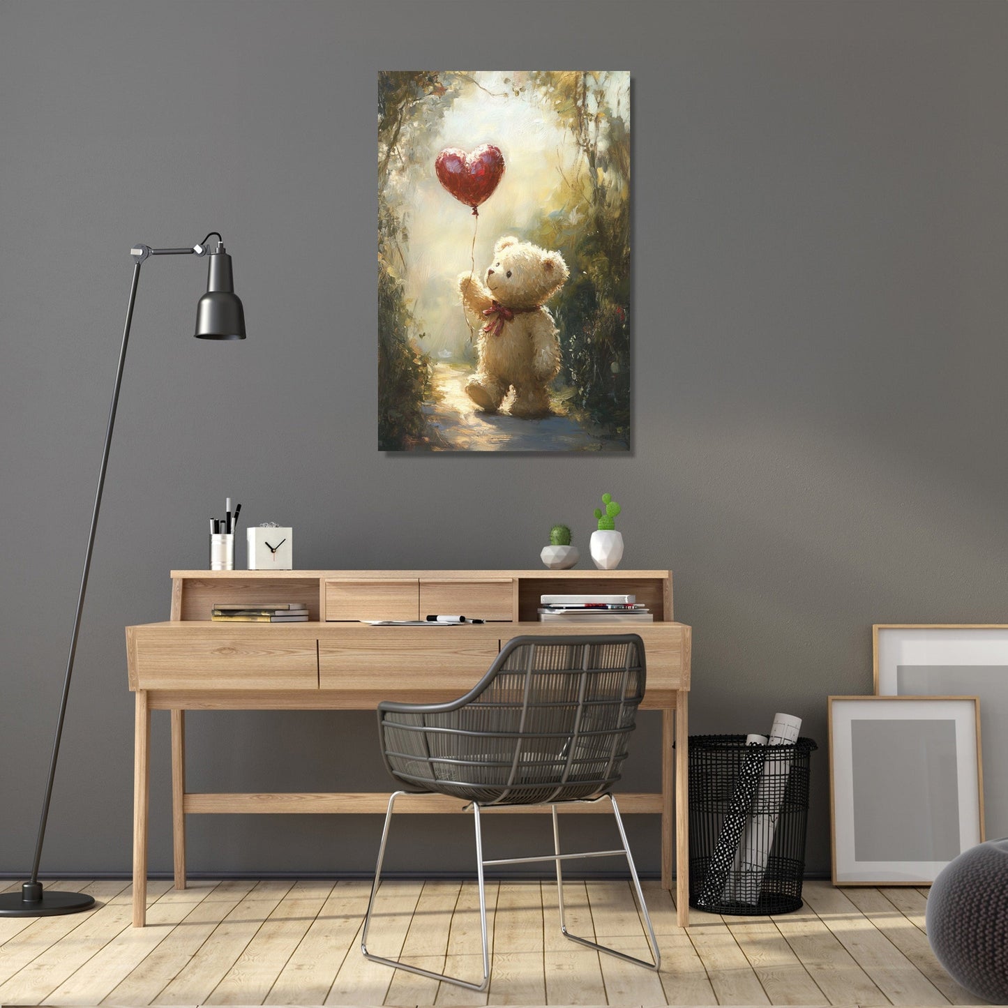 Enchanted Teddy Bear Canvas