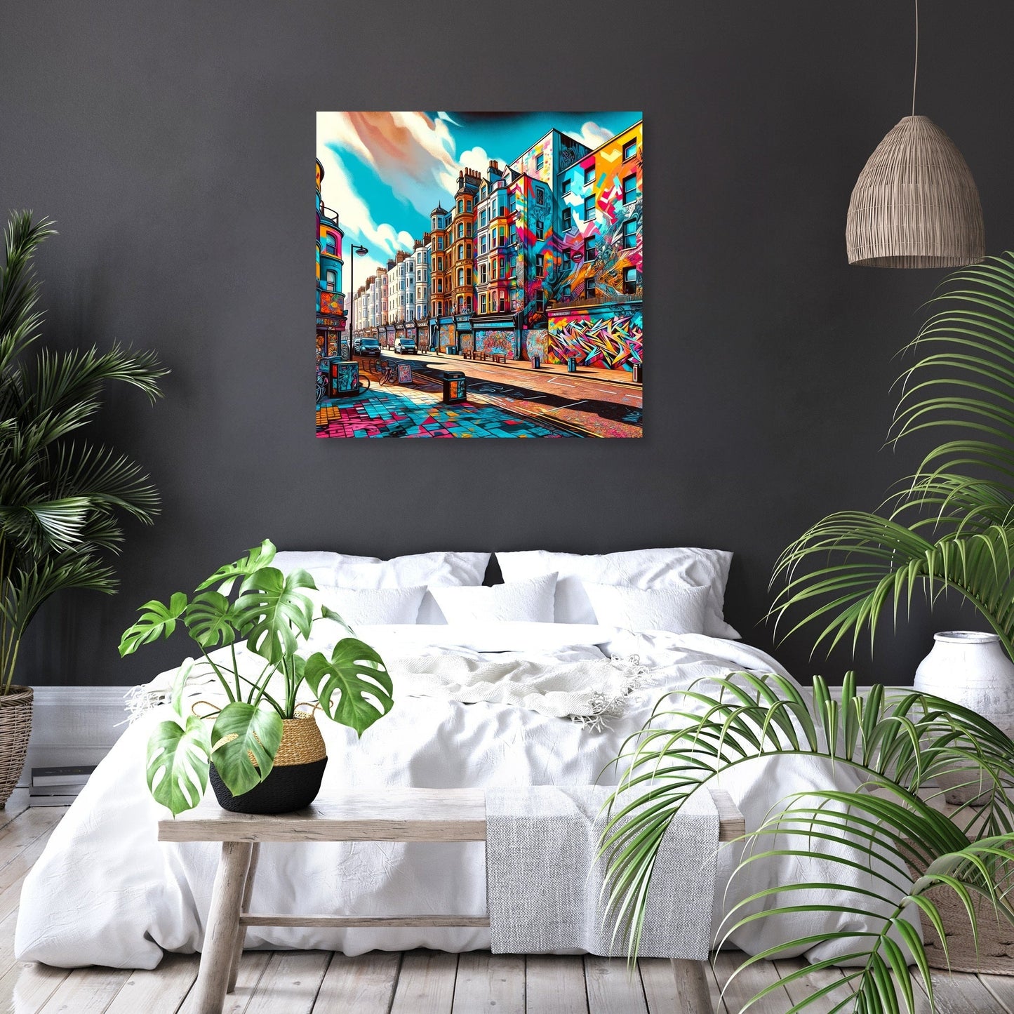 Brighton Street Art Canvas