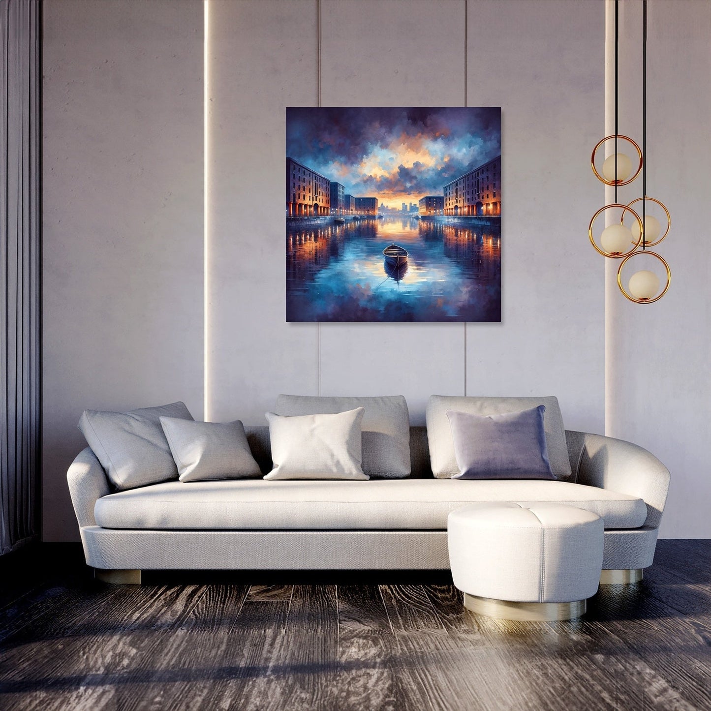 Liverpool's Albert Dock Reverie Canvas