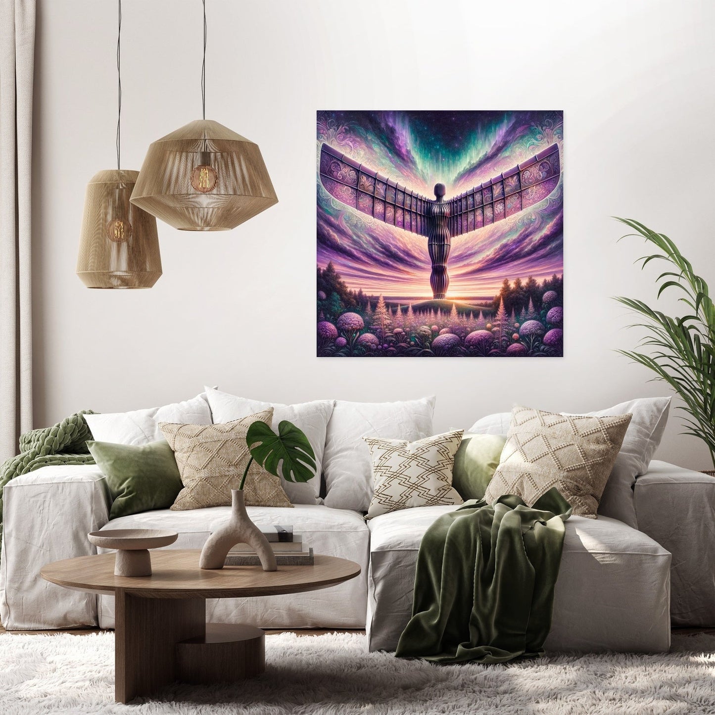 Twilight Angel's Grace at Newcastle Canvas