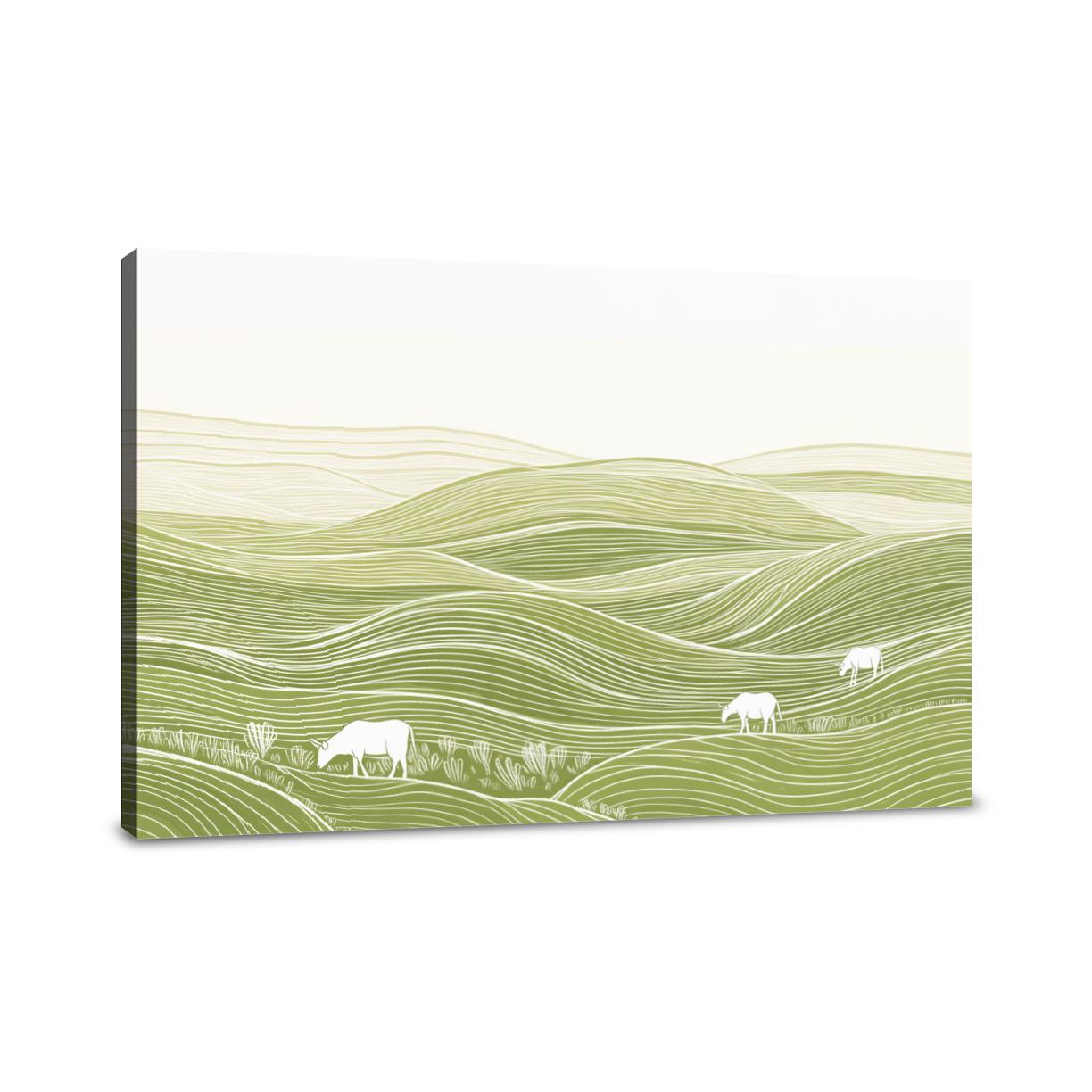 Grazing Fields Canvas